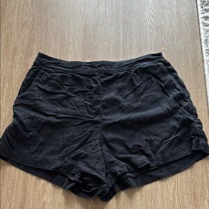 Abercrombie Women's Black linen Shorts